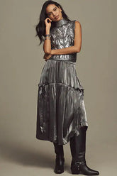 Dempsey Sat Midi Skirt