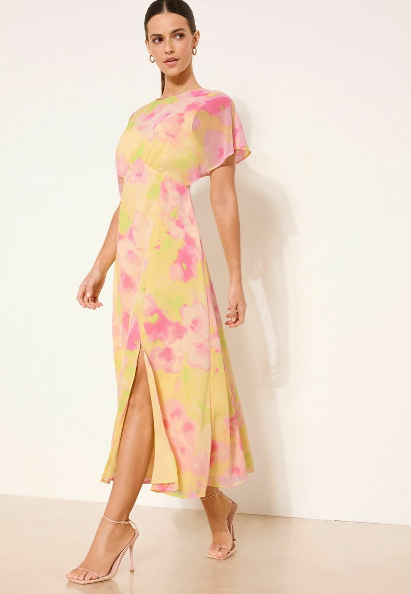 Lipsy Day dress - yellow floral