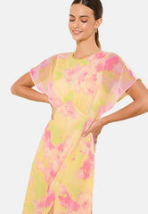 Lipsy Day dress - yellow floral