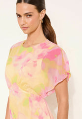 Lipsy Day dress - yellow floral