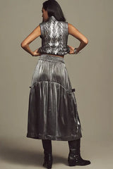 Dempsey Sat Midi Skirt