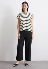 Marc O'Polo SHORT SLEEVE COLLAR STRIPES - Polo shirt - multi black