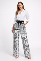 Pierre Cardin 100% Cotton Printed Trousers