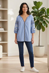 Embroidery Cotton Top – 100% Cotton Fabric