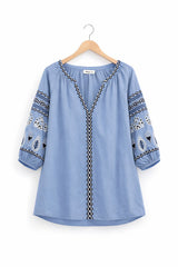 Embroidery Cotton Top – 100% Cotton Fabric