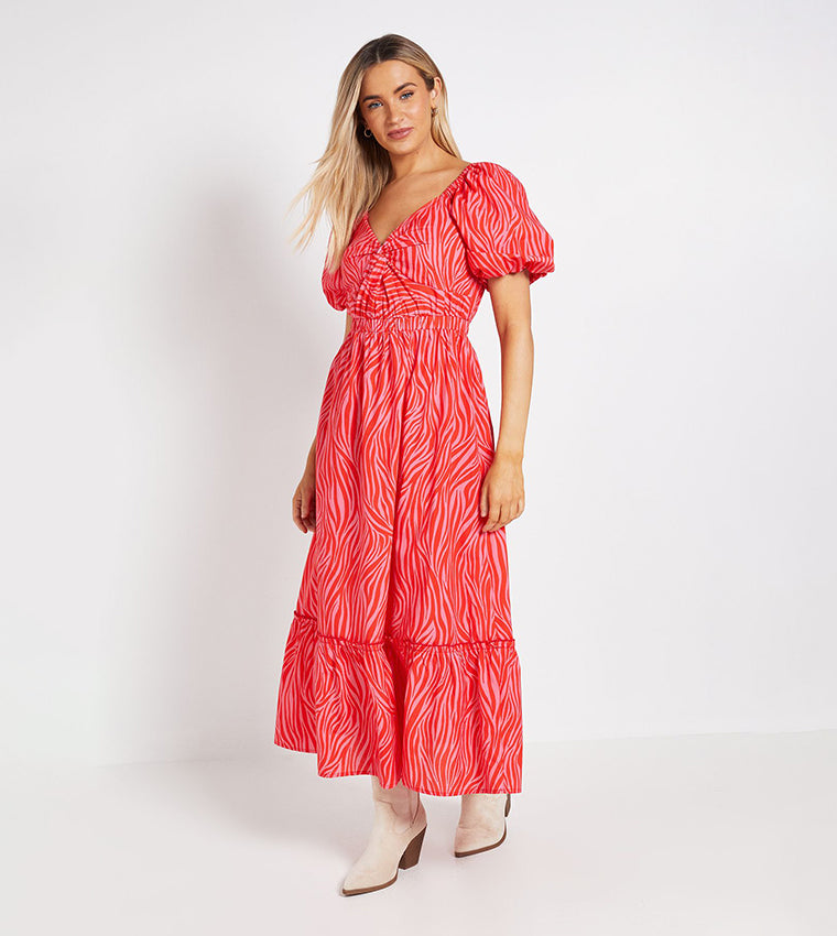 DOROTHY PERKINS Poplin Twist Front Midaxi