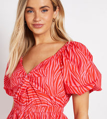 DOROTHY PERKINS Poplin Twist Front Midaxi