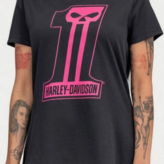 Harley-Davidson Women’s #1 Skull Graphic Tee