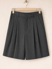 Tailored Pinstripe Bermuda Shorts